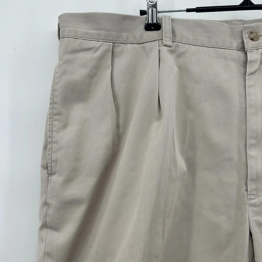Polo Ralph Lauren Classic Fit Pleated Chino Shorts Mens 42 Khaki 9